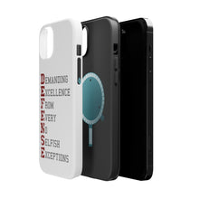 DistinctInk ToughCase for Apple iPhone, Compatible with MagSafe Charging - DEFENSE Demanding Excellence