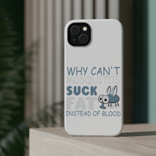 DistinctInk ToughCase for Apple iPhone, Compatible with MagSafe Charging - Why Can't Mosquitos Suck Fat Instead of Blood