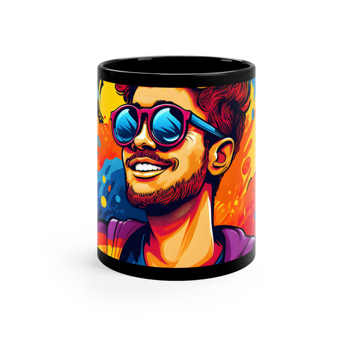 DistinctInk Black Coffee Mug - The Power of Simplicity for LGBTQ+ Pride
