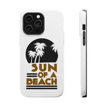 DistinctInk ToughCase for Apple iPhone, Compatible with MagSafe Charging - Sun of a Beach