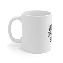 DistinctInk Glossy White Coffee / Tea Mug - World's Okayest Boxer