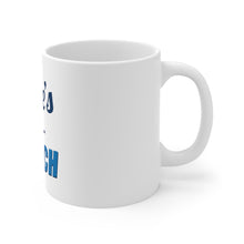 DistinctInk Glossy White Coffee / Tea Mug - Life's a Beach