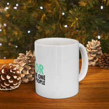 DistinctInk Glossy White Coffee / Tea Mug - I'm a Doctor But Not The One That Helps People