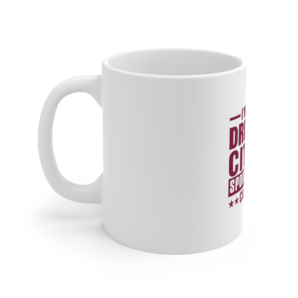 Glossy White Coffee / Tea Mug - Cleveland Drinking City Sports Problem, view 2