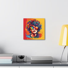 DistinctInk Canvas Wall Art with Start Building Your Dreams for LGBTQ+ Pride