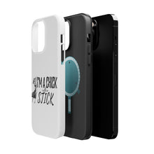 DistinctInk ToughCase for Apple iPhone, Compatible with MagSafe Charging - I'm a Chick with a Stick Golf
