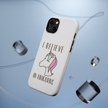 DistinctInk ToughCase for Apple iPhone, Compatible with MagSafe Charging - I Believe in Unicorns