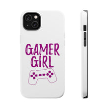 DistinctInk ToughCase for Apple iPhone, Compatible with MagSafe Charging - Gamer Girl - Video Games