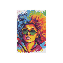 DistinctInk Garden & House Banner Flag with A World of Words Design for LGBTQ+ Pride