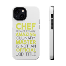 DistinctInk ToughCase for Apple iPhone, Compatible with MagSafe Charging - Chef Amazing Culinary Master