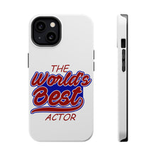 DistinctInk ToughCase for Apple iPhone, Compatible with MagSafe Charging - The World's Best Actor
