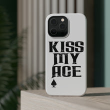 DistinctInk ToughCase for Apple iPhone, Compatible with MagSafe Charging - Kiss My ACE - Poker Blackjack Gambling