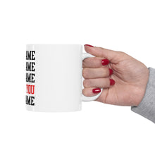 DistinctInk Glossy White Coffee / Tea Mug - Good Game I Hate You Good Game