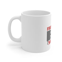 DistinctInk Glossy White Coffee / Tea Mug - Firefights Have Longest Hoses and Biggest Nozzles
