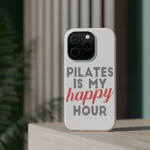 DistinctInk ToughCase for Apple iPhone, Compatible with MagSafe Charging - Pilates is My Happy Hour
