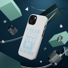 DistinctInk ToughCase for Apple iPhone, Compatible with MagSafe Charging - I Read Past My Bedtime