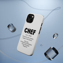 DistinctInk ToughCase for Apple iPhone, Compatible with MagSafe Charging - Chef Definition - Magic in the Kitchen