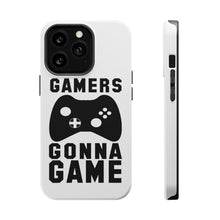 DistinctInk ToughCase for Apple iPhone, Compatible with MagSafe Charging - Gamers Gonna Game - Video Games
