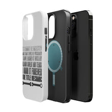 DistinctInk ToughCase for Apple iPhone, Compatible with MagSafe Charging - Mechanic Can't Be Inherited Purchased