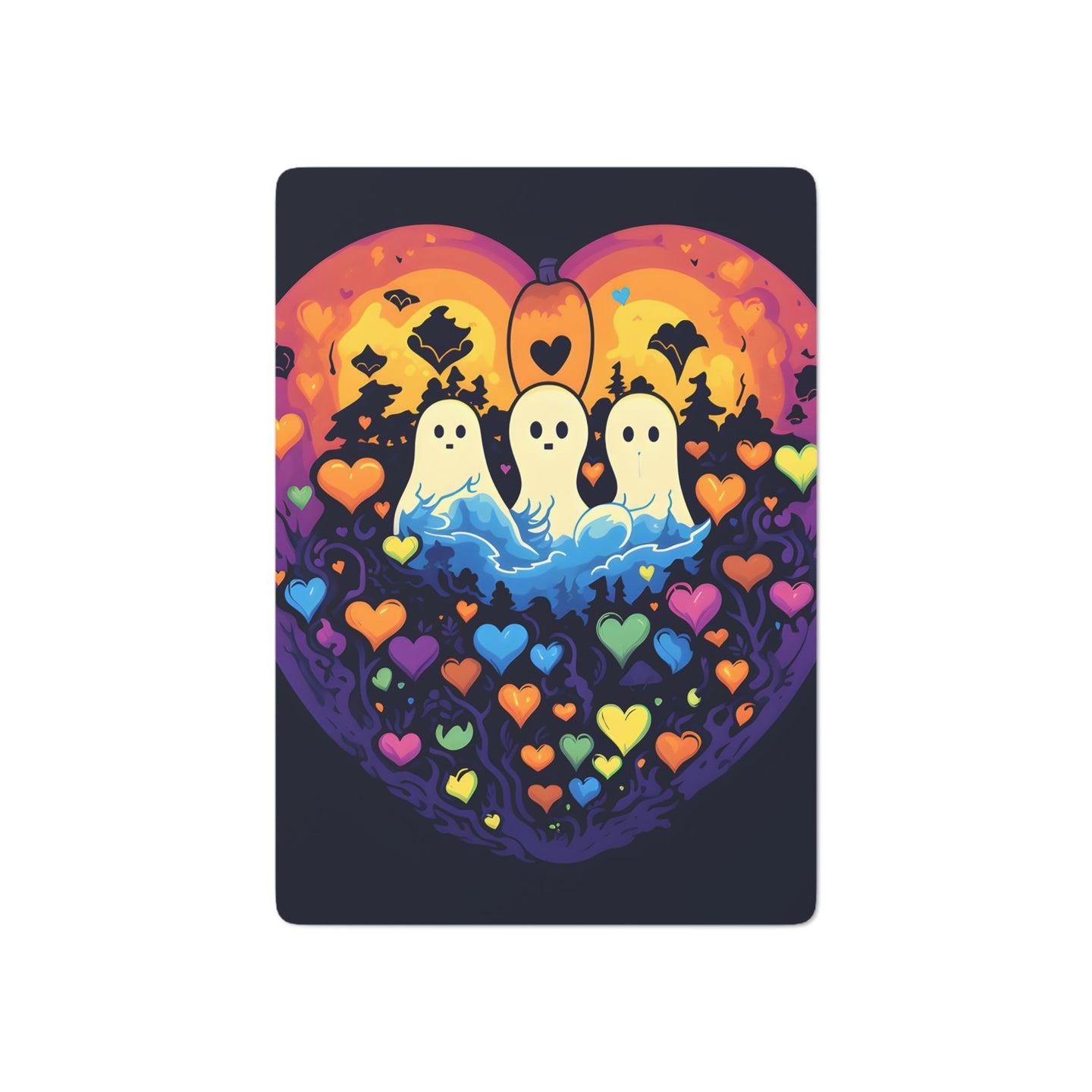 DistinctInk Playing Poker Cards with A Life Of Adventure Design for Halloween LGBTQ+ Pride