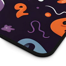 DistinctInk Desk Mat with Skeletal Ghostly Pumpkins Design for Halloween