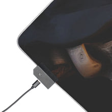 DistinctInk LED Gaming Mouse Pad with Skellington's Spooky Soiree Design for Halloween