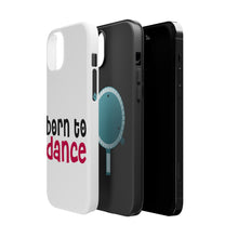 DistinctInk ToughCase for Apple iPhone, Compatible with MagSafe Charging - Born to Dance