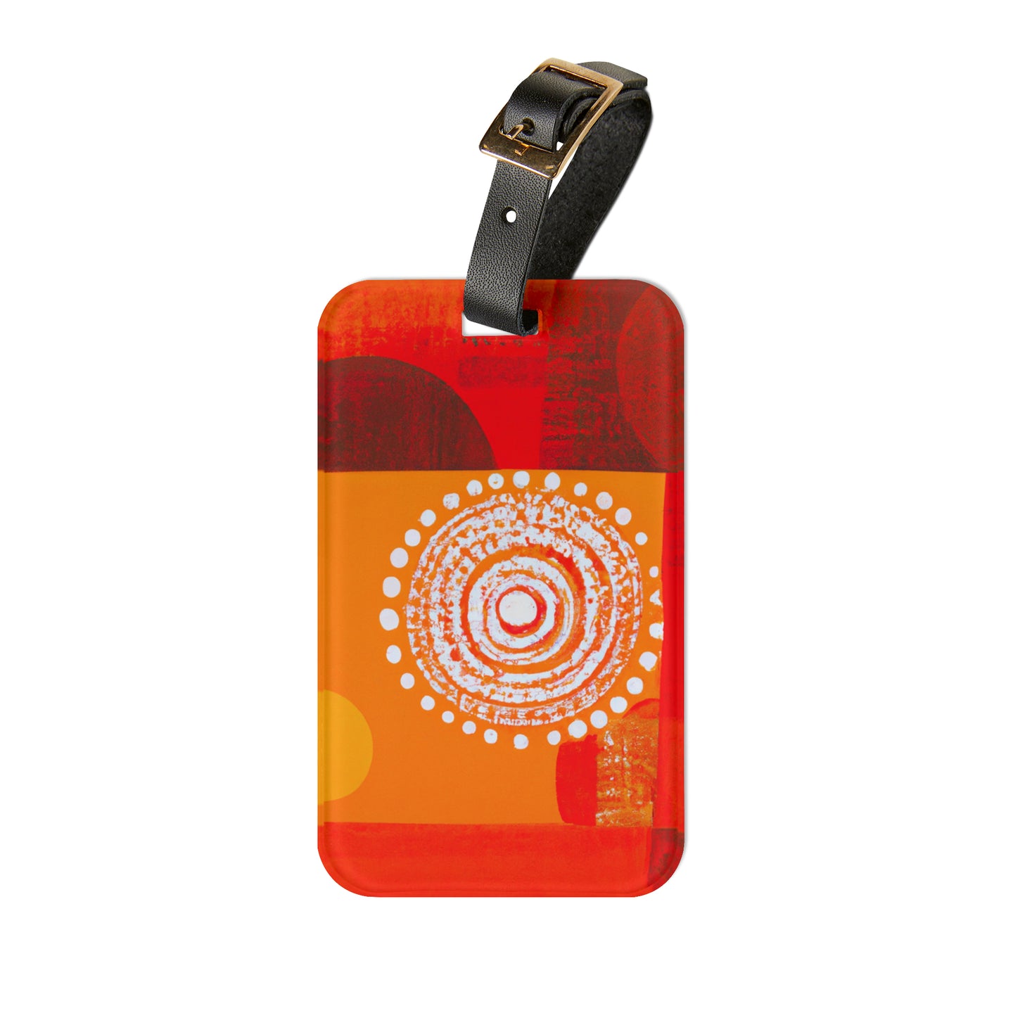 Johnny O'Connell - Mid-Century Modern Design Printed on a Custom Luggage Tag