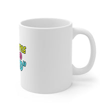 DistinctInk Glossy White Coffee / Tea Mug - My Hairstyle is Called "I Tried"