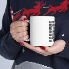 DistinctInk Glossy White Coffee / Tea Mug - Beard - I Make the Rules, Do What I Want