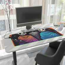 DistinctInk LED Gaming Mouse Pad with The Paths We Choose Design for Halloween  LGBTQ+ Pride