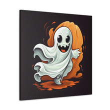 DistinctInk Canvas Wall Art with Silly Specter Sprites for Halloween