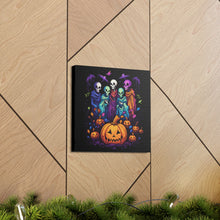 DistinctInk Canvas Wall Art with "Mindful Connections" for Halloween LGBTQ+ Pride