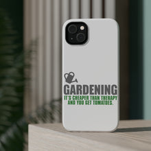 DistinctInk ToughCase for Apple iPhone, Compatible with MagSafe Charging - Gardening - Cheaper Than Therapy & You Get Tomatoes
