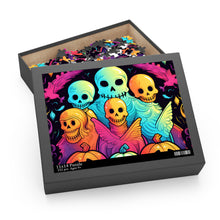 DistinctInk Jigsaw Puzzle with The Joy of Connecting Design for Halloween  LGBTQ+ Pride