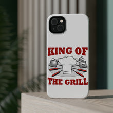 DistinctInk ToughCase for Apple iPhone, Compatible with MagSafe Charging - King of the Grill BBQ Barbecue
