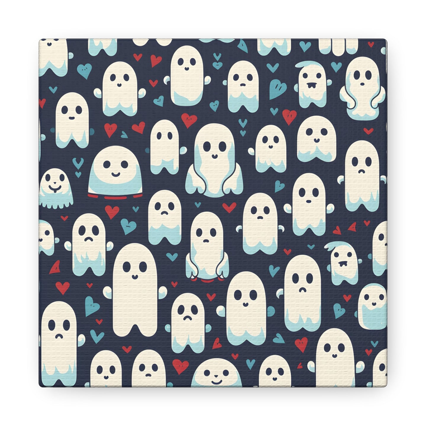DistinctInk Canvas Wall Art with Skelephants and Ghostly Ghouls for Halloween