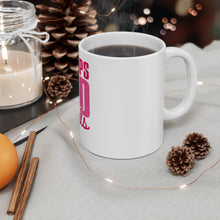 DistinctInk Glossy White Coffee / Tea Mug - Pushups and Pearls