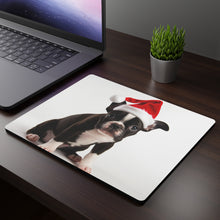 DistinctInk Mouse Pad - 1/4" Foam Rubber - Boston Terrier Puppy