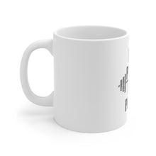 DistinctInk Glossy White Coffee / Tea Mug - No Pump No Party Weights