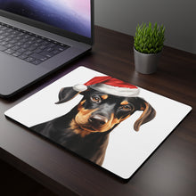 DistinctInk Mouse Pad - 1/4" Foam Rubber - Doberman Pinscher Puppy Drawing