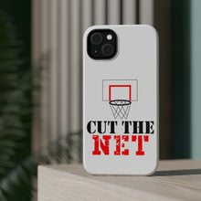 DistinctInk ToughCase for Apple iPhone, Compatible with MagSafe Charging - Cut the Net Basketball