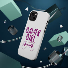 DistinctInk ToughCase for Apple iPhone, Compatible with MagSafe Charging - Gamer Girl - Video Games