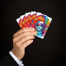 DistinctInk Playing Poker Cards with Leading with Courage and Grace Design for LGBTQ+ Pride