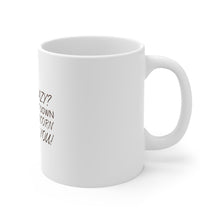 DistinctInk Glossy White Coffee / Tea Mug - Me? Crazy? I Should Get Down Off This Unicorn
