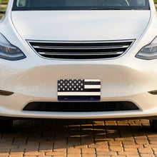 Thin Blue Line Flag aluminum front license plate