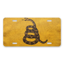 Don't Tread On Me aluminum front license plate