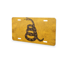 Don't Tread On Me aluminum front license plate
