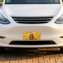 Don't Tread On Me aluminum front license plate