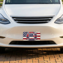 Firefighter Maltese Flag aluminum front license plate